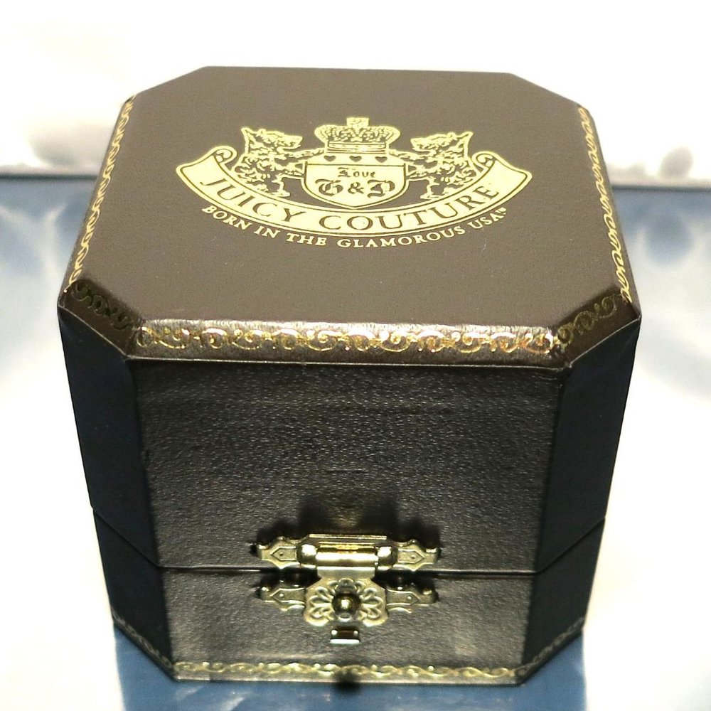 JUICY COUTURE - CHARM -  Gold Tone Pink Cupcake LOVE G & P Charm - Picture 4 of 7